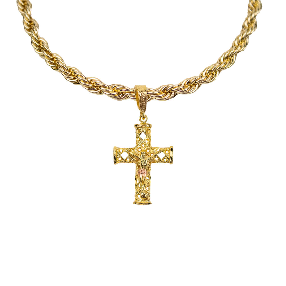 Kit 35. Laminated Gold Twist Cross Grecas