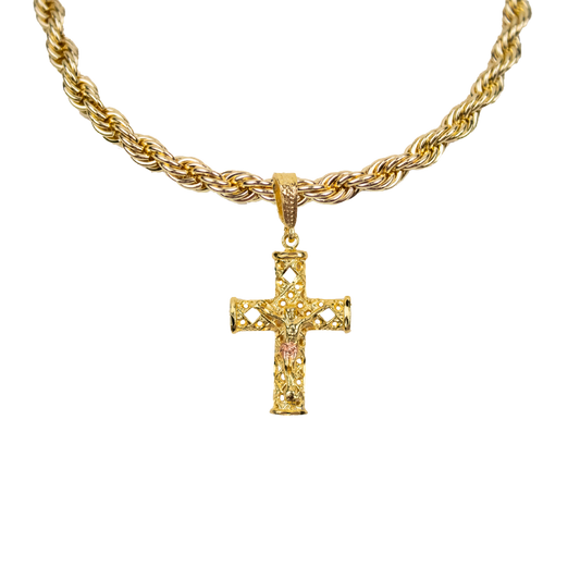 Kit 35. Laminated Gold Twist Cross Grecas