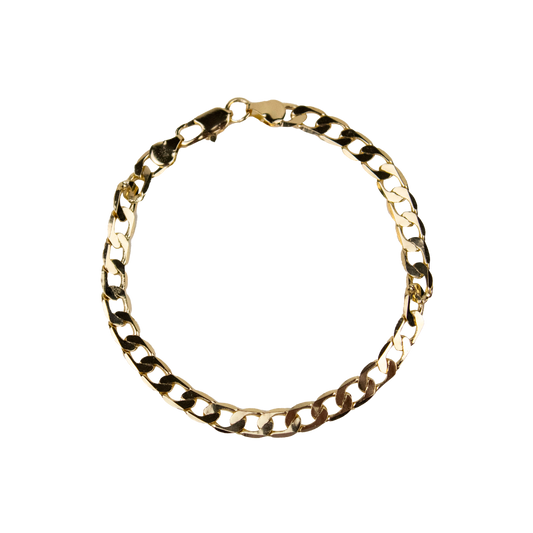 Laminated Gold Bearded Bracelet