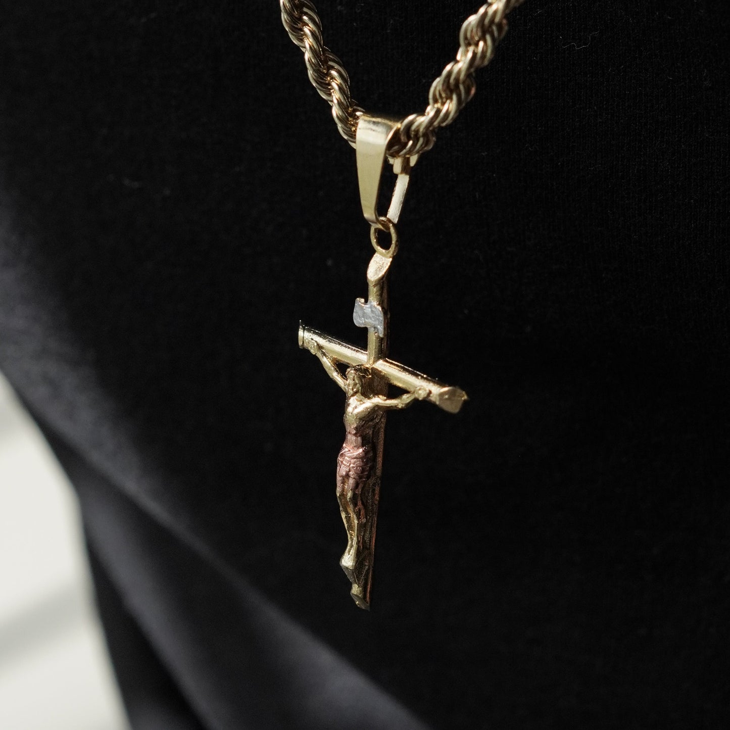 Classic Surgical Steel Cross Pendant