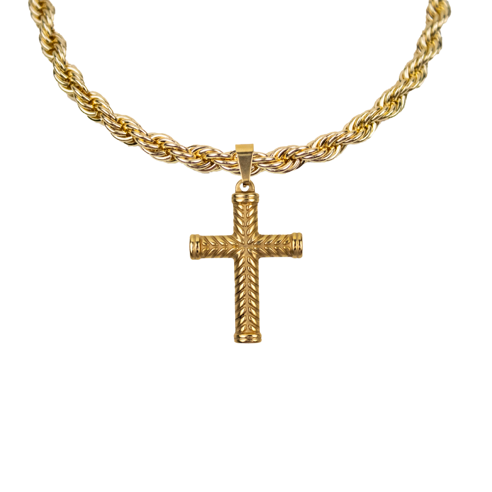 Kit 39 Twisted Gold Laminated Classic Cross