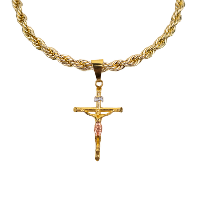 Kit 16. Laminated Gold Twist with Christ Pendant