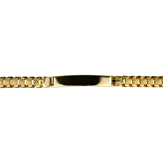 Rolex Laminated Gold Personalized Bangle