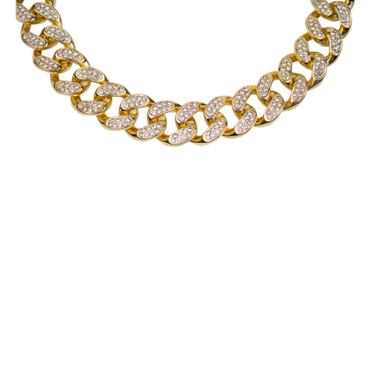 Cuban Chain 60cm Laminated Gold